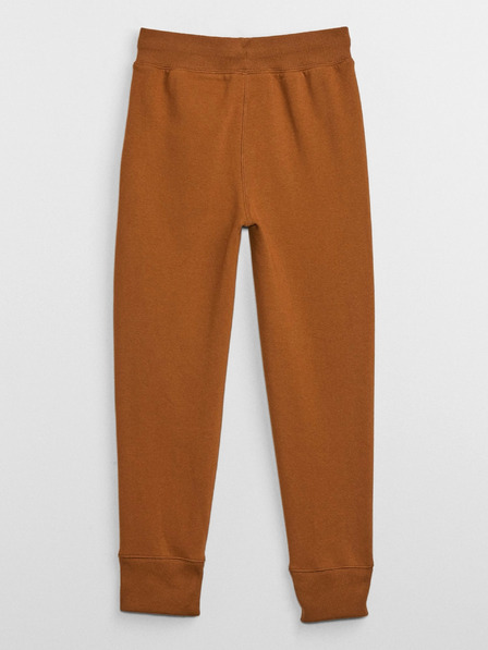 GAP Gyerek fleece sportnadrág logóval army GAP