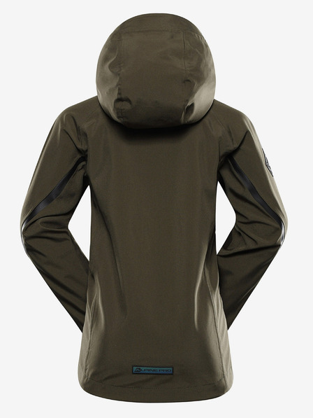 ALPINE PRO Alpine Pro Jerdo zöld gyerek Softshell kabát membránnal