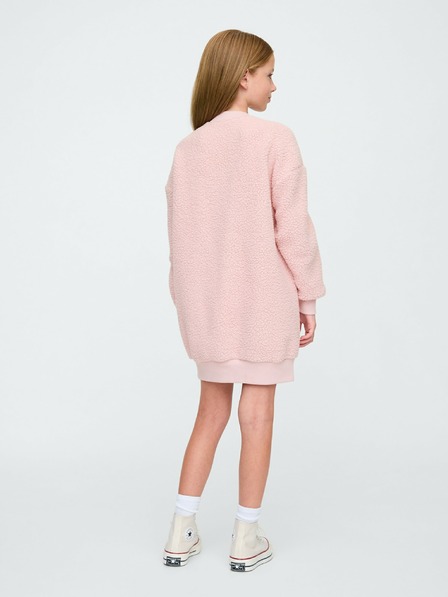 GAP Gyerek oversize sherpa ruha logóval GAP