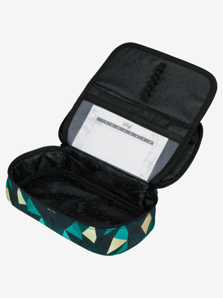 BAAGL Zöld iskolai tolltartó Baagl Skate Polygon