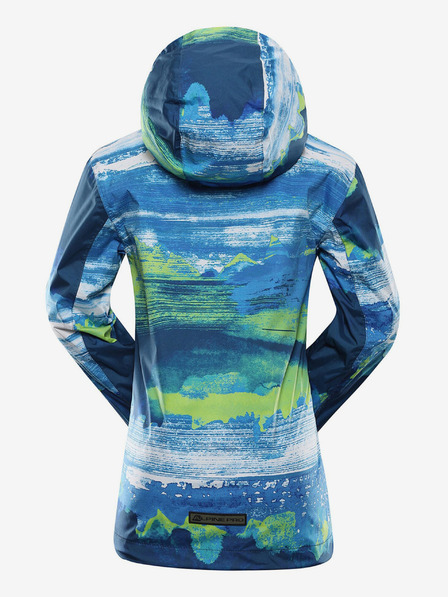 ALPINE PRO Zöld és kék fiú outdoor kabát ALPINE PRO ZEREDO
