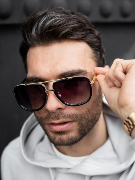 VEYREY VeyRey Square Holger napszemüveg Fekete