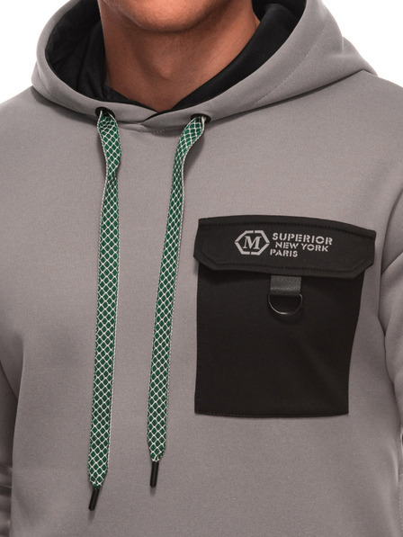 Edoti Férfi kapucnis pulóver Edoti