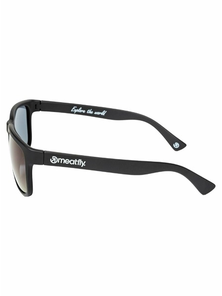 Meatfly Meatfly polarizált napszemüveg Gammy Black Matt/Purple | Fekete | Méret