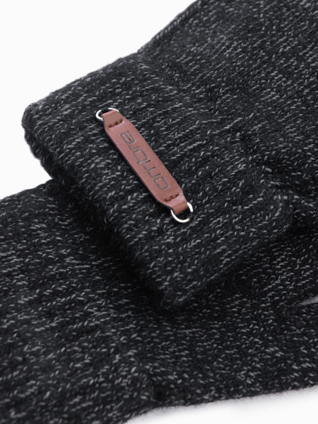 Ombre Clothing Férfi kötött kesztyű gyapjúval Ombre ruházat