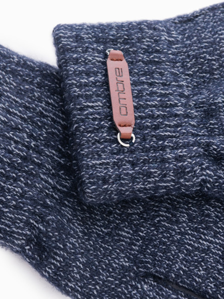 Ombre Clothing Férfi kötött kesztyű gyapjúval Ombre ruházat