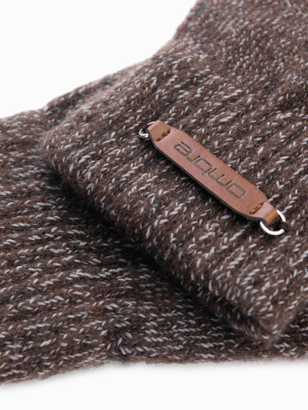 Ombre Clothing Férfi kötött kesztyű gyapjúval Ombre ruházat