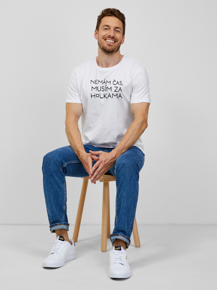 ZOOT.Original Fehér férfi póló ZOOT.Original Nincs időm, meg kell látogatnom a lányaimat.