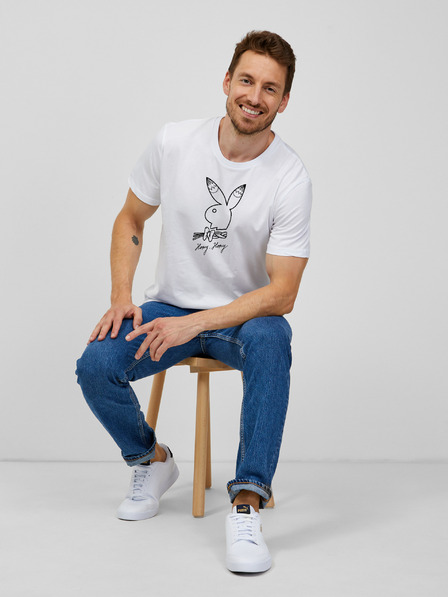 ZOOT.Original Fehér ZOOT.Original Playboy kralicek férfi póló