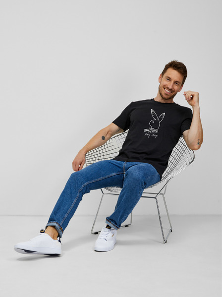 ZOOT.Original Fekete ZOOT.Original Playboy králíček férfi póló