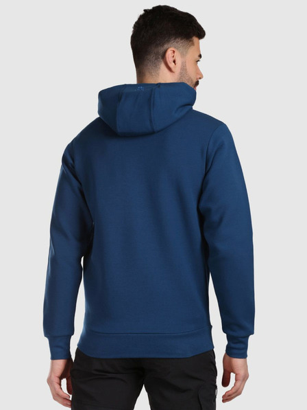 Kilpi Férfi pamut kapucnis pulóver Kilpi AVILA-M Sötétkék