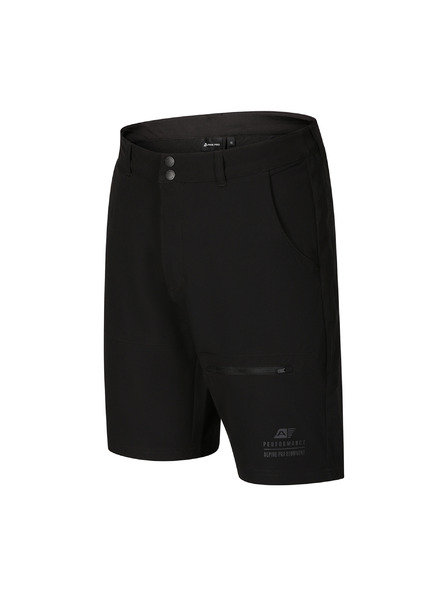ALPINE PRO Férfi softshell rövidnadrág Cool Dry ALPINE PRO BAK fekete