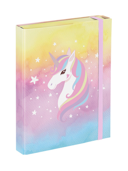 BAAGL BAAGL A5 Iskolai füzetmappa Rainbow Unikornis