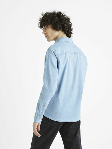 Celio Világoskék férfi farmer póló Celio Cadeni