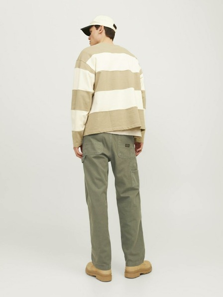 Jack & Jones Khaki Jack & Jones Eddie férfi nadrág