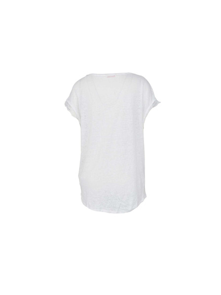 CAMAIEU Fehér rövid ujjú póló