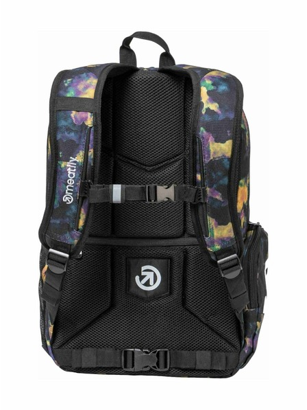 Meatfly Meatfly hátizsák Basejumper Dark Aquarel 22 L + TOLLTARTÓ | Térfogat 22 L