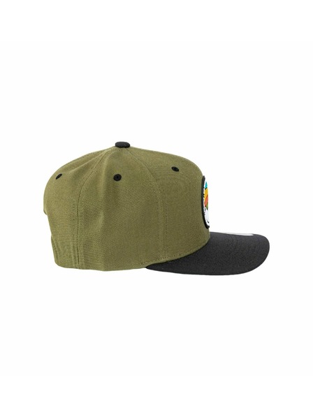Meatfly Meatfly baseball sapka Flanker Snapback Red Mountain/Olive/Black