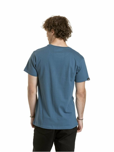 Meatfly Meatfly férfi póló Logex Dark Slate | Szürke