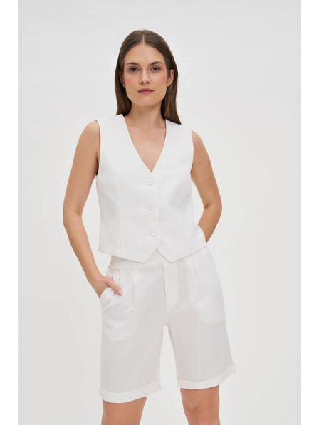 Moodo Moodo női rövidnadrág - fehér