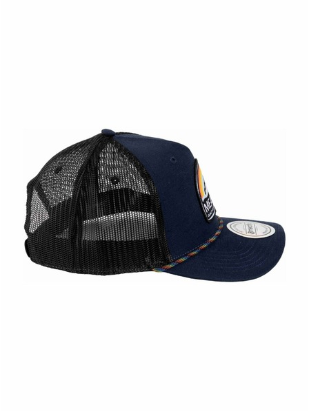 Meatfly Meatfly baseball sapka Hawkye Trucker Navy Blue Rainbow | Kék |