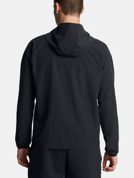 Under Armour Férfi dzseki Under Armour UA Stretch Wvn WindbreakerEU-BLK