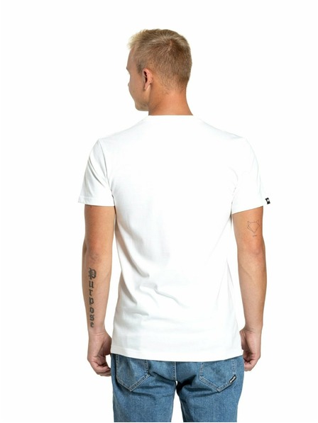 Meatfly Meatfly férfi póló Logex White | Fehér | Méret S | 100% pamut