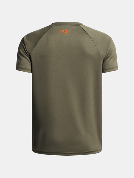 Under Armour Fiú póló Under Armour UA Tech Split Wordmark SS-GRN