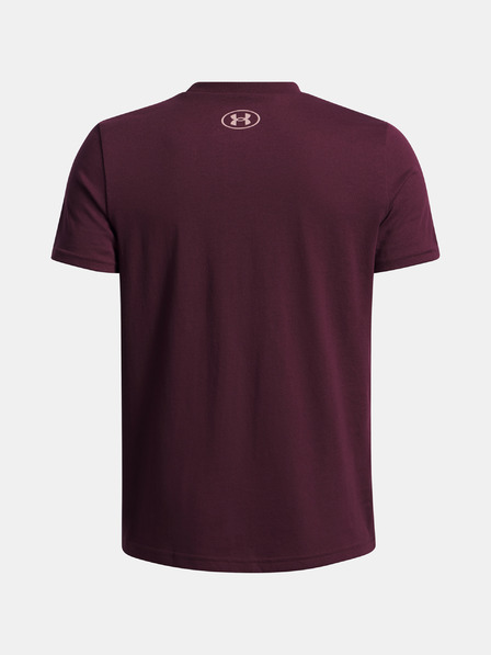 Under Armour Fiú póló Under Armour UA B LOGO WORDMARK SS-RED