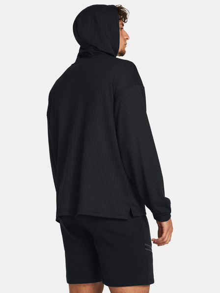 Under Armour Férfi felső Under Armour UA Rival Waffle Hoodie-BLK