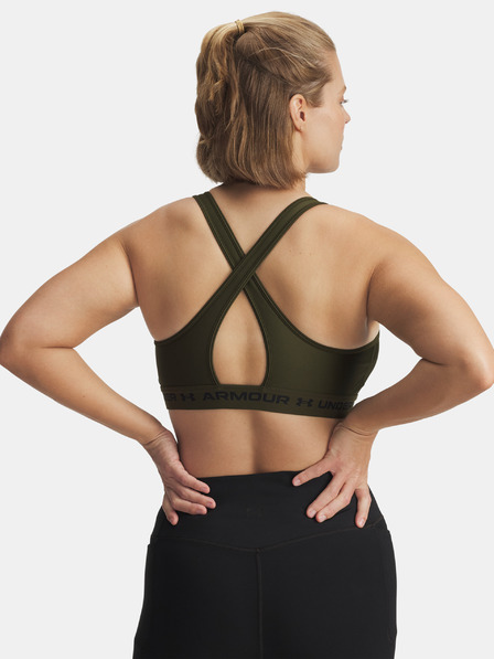 Under Armour Női melltartó Under Armour Crossback Mid Bra-GRN