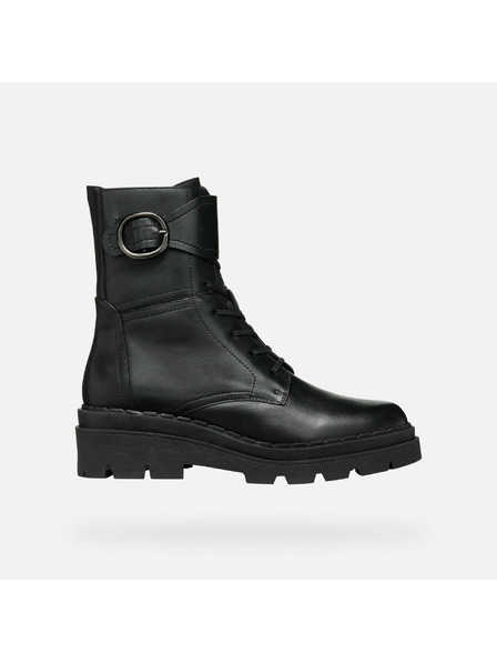 Geox Fekete Női Geox Felleny bokacsizma
