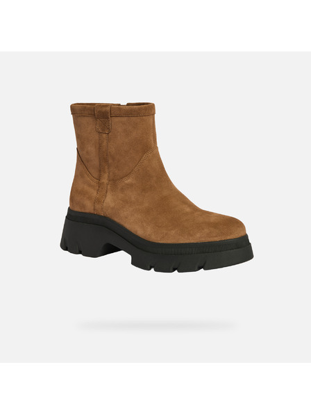 Geox Világosbarna Geox Pluette női bokacsizma