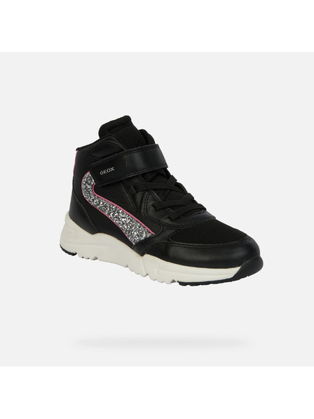 Geox Geox Loftus fekete gyerek tornacipő