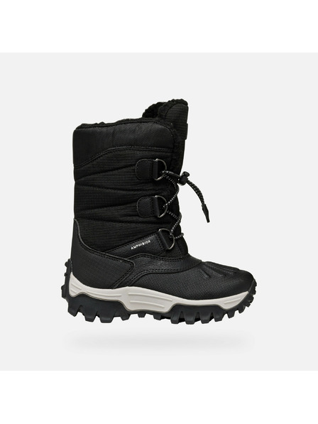 Geox Fekete fiú téli cipő Geox Himalaya ABX