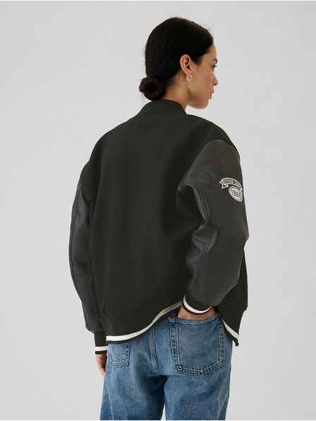 GAP Oversized gyapjú bomber kabát GAP