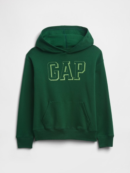 GAP Gyerek pulóver logóval és fleece béléssel GAP