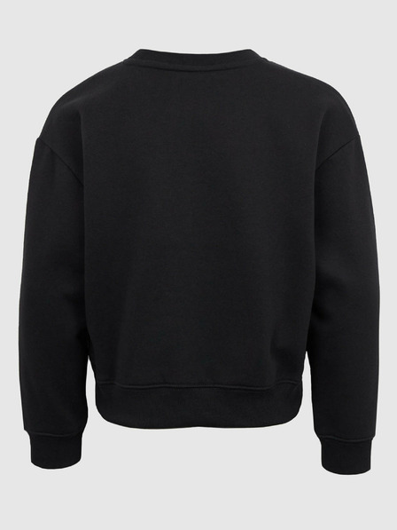 GAP Gyerek pulóver logóval és fleece béléssel GAP