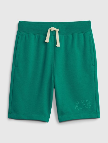 GAP Gyerek fleece sportnadrág logóval army GAP