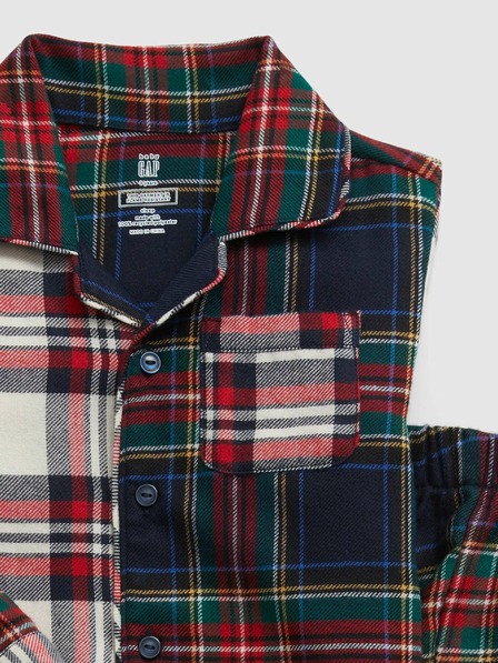 GAP Baby kockás pizsama Unisex GAP