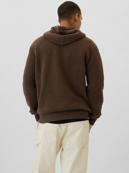 GAP Sherpa logós pulóver GAP