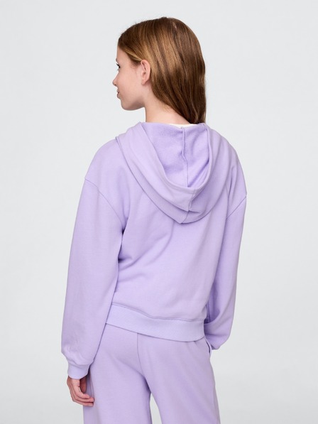 GAP Gyerek pulóver logóval és fleece béléssel GAP