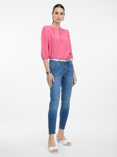 Orsay Rózsaszín háromnegyedes ujjú blúz ORSAY