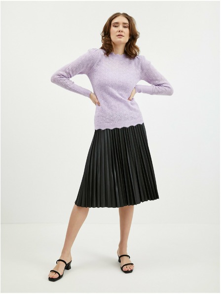 Orsay ORSAY halványlila gyapjúval kevert anyagú női pulóver