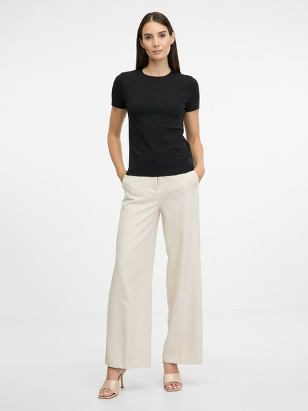 Orsay ORSAY fekete női rövid ujjú póló