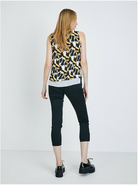 Orsay ORSAY fehér-fekete mintás blúz