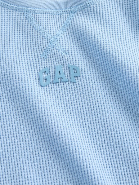 GAP Gyerek póló waffle mintával GAP