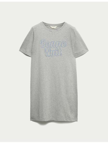 Marks & Spencer Felirattal ellátott Cool Comfort™ hálóing Marks & Spencer szürke