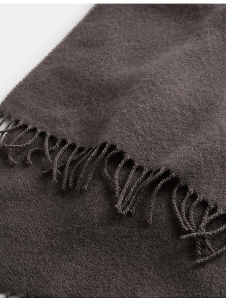 Marks & Spencer Gyapjú keverék sál Marks & Spencer szürke