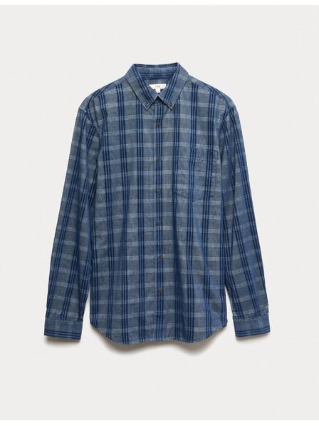 Marks & Spencer Marks & Spencer 100% pamut flanel ing tengerészkék